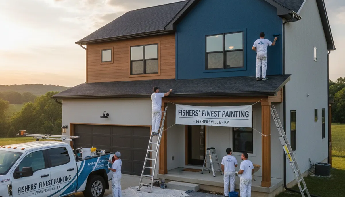 Professional house painting service in Louisville, KY for interior and exterior homes