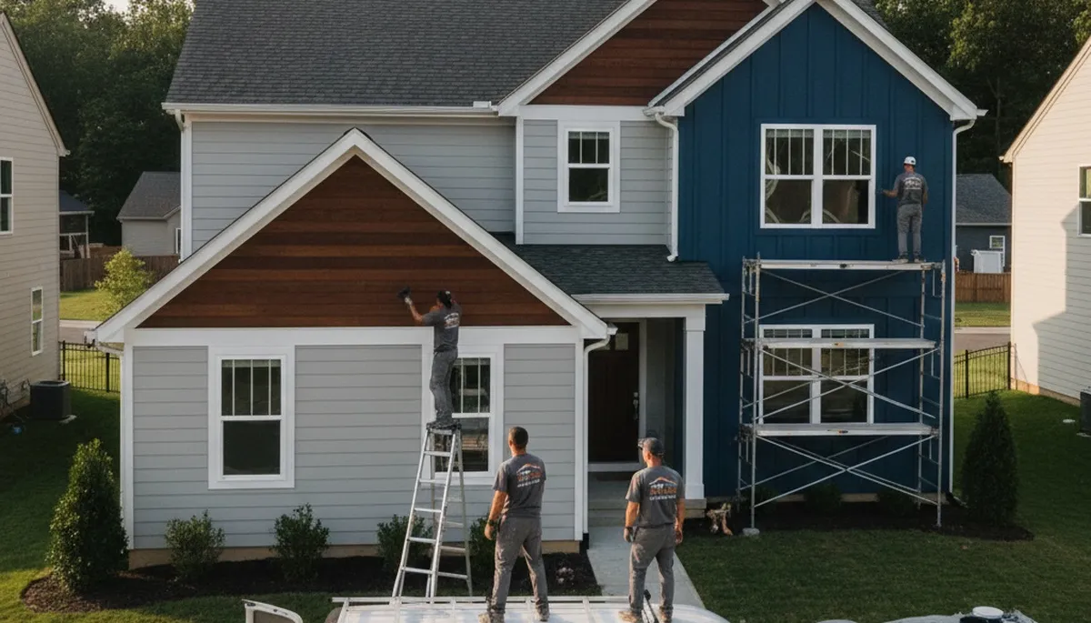 Louisville, KY house painting services by Painter Louisville KY for residential exterior and interior projects