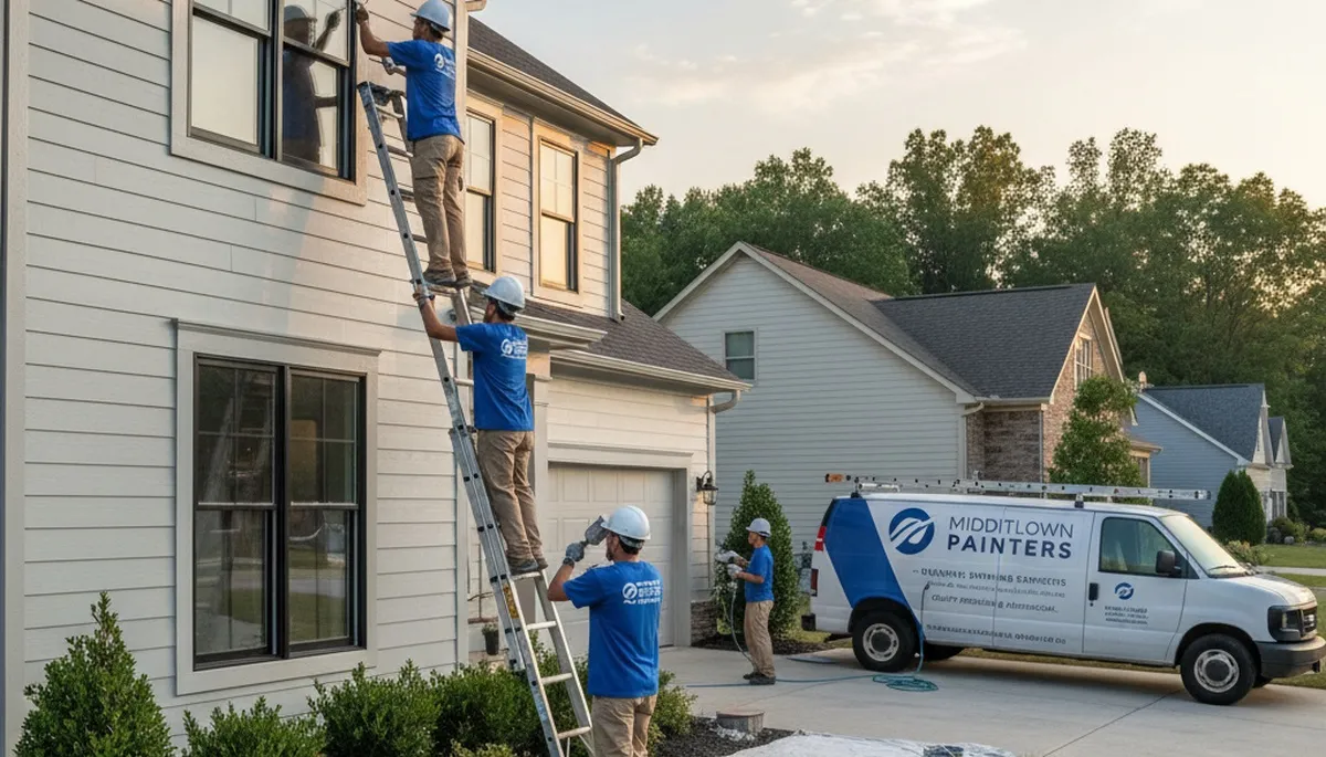 Professional house painting services in Louisville, KY for residential interior and exterior projects