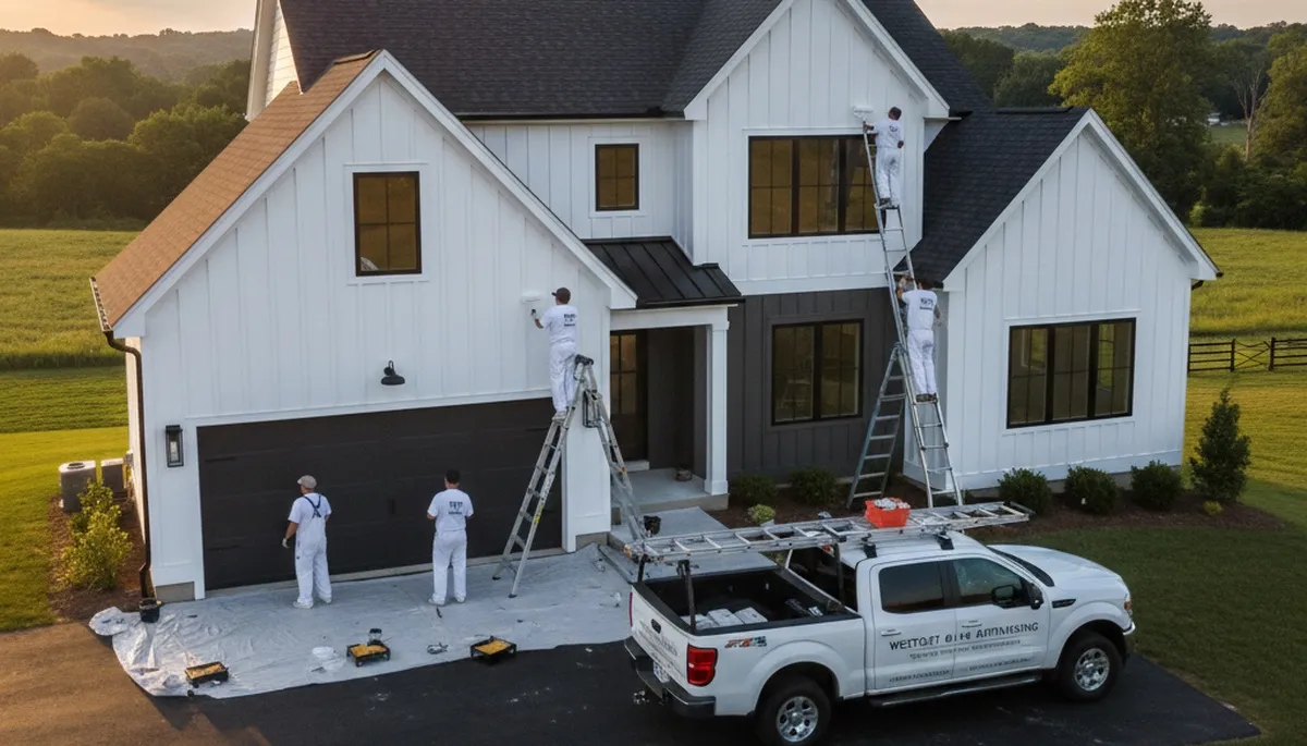 Louisville, KY house painting service by professional painters for homes and exteriors